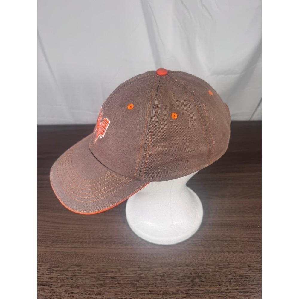 Vintage Whataburger Brown & Orange Embroidered Logo Adjustable Baseball Cap - Picture 4 of 5